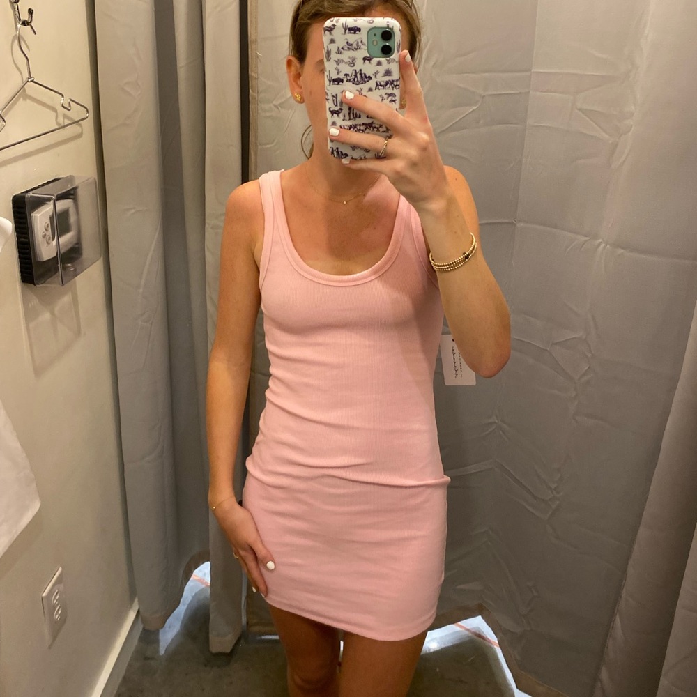 NWOT pink mini dress